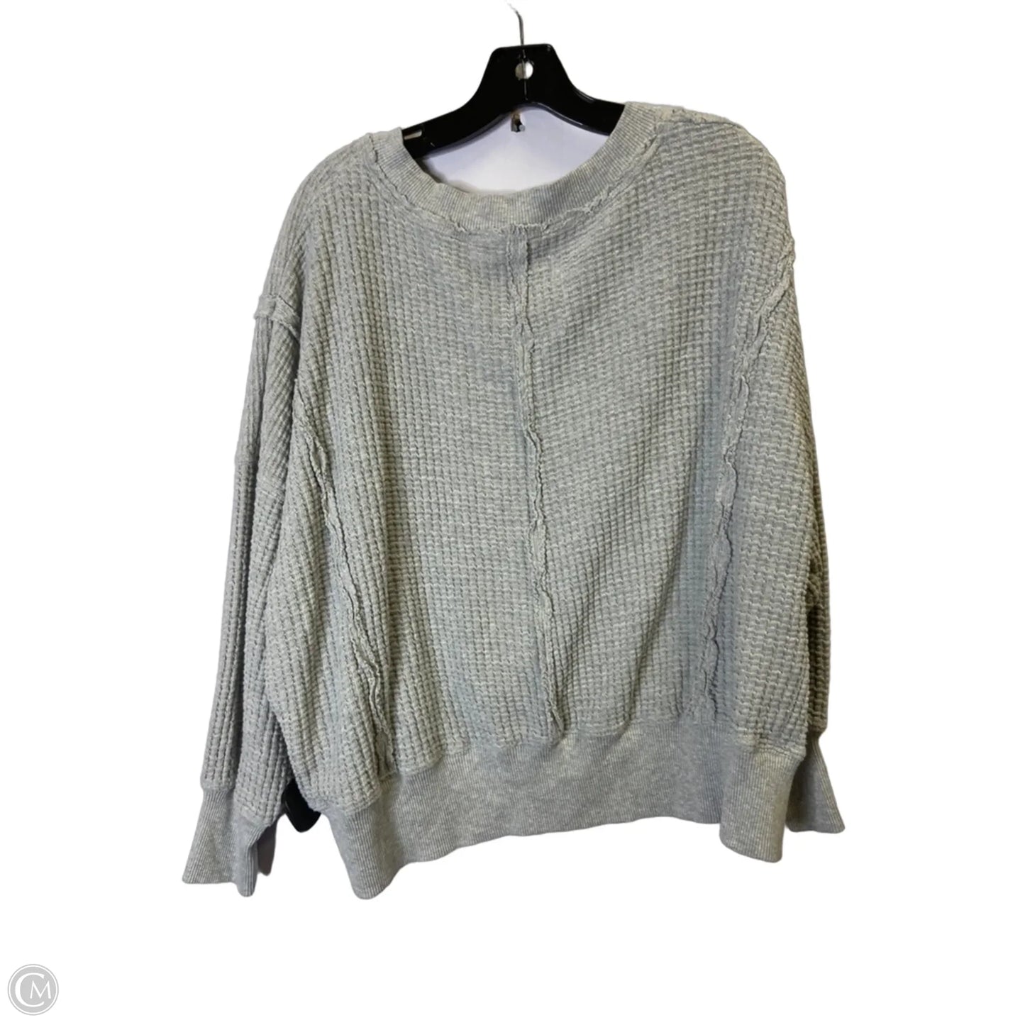 Sweatshirt Crewneck By American Eagle In Grey, Size: Xxs
