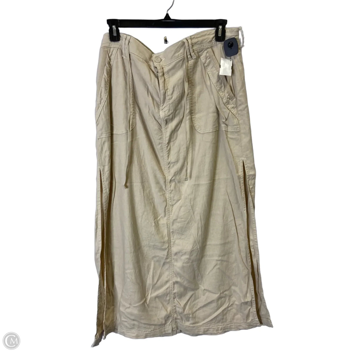 Skirt Maxi By American Eagle In Cream, Size: 18