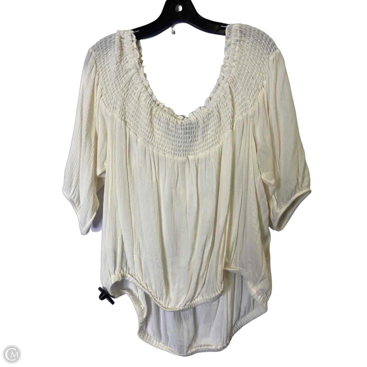 Top Short Sleeve By Torrid In Cream, Size: 2x