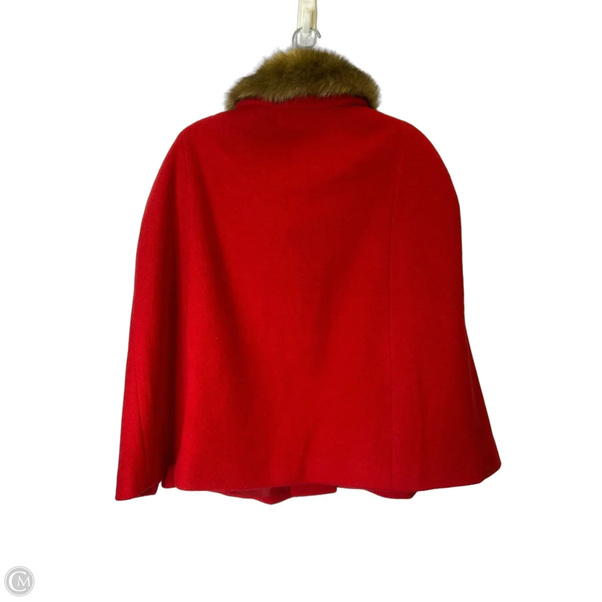 Coat Peacoat By Talbots In Red, Size: Sp