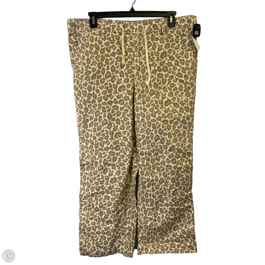 Jeans Wide Leg By Torrid In Animal Print, Size: 2x