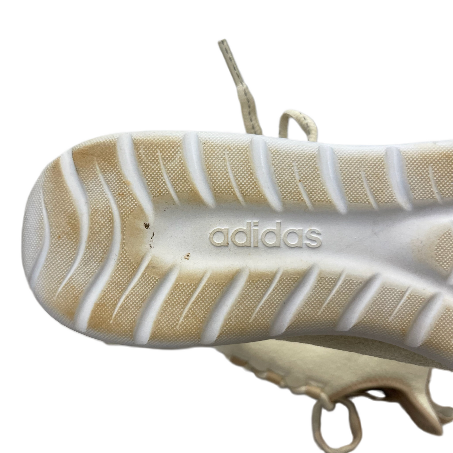 Cream Shoes Athletic By Adidas, Size: 11