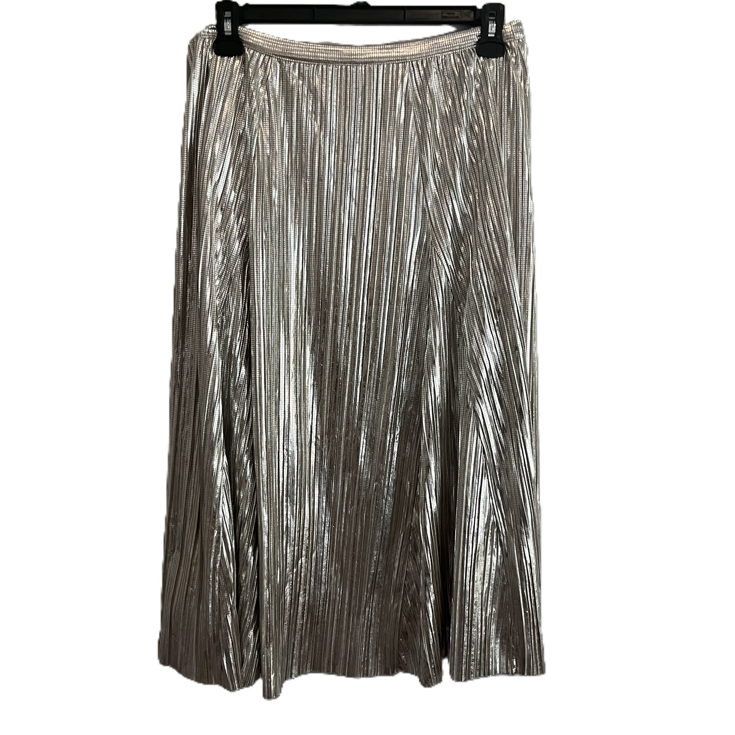 Skirt Midi By Maeve In Silver, Size: 8