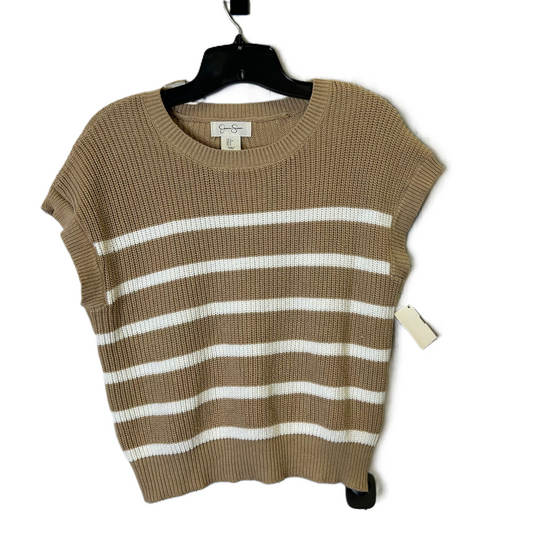 Vest Sweater By Jessica Simpson In Brown, Size: S