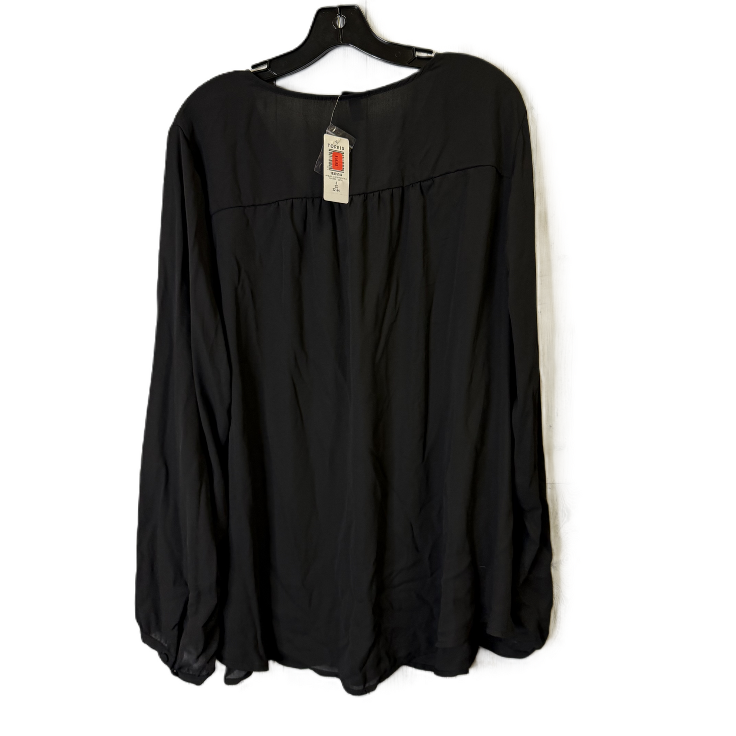 Top Long Sleeve By Torrid In Black, Size: 3x