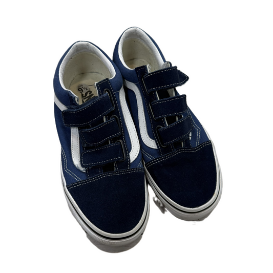 Shoes Sneakers By Vans In Blue, Size: 9.5