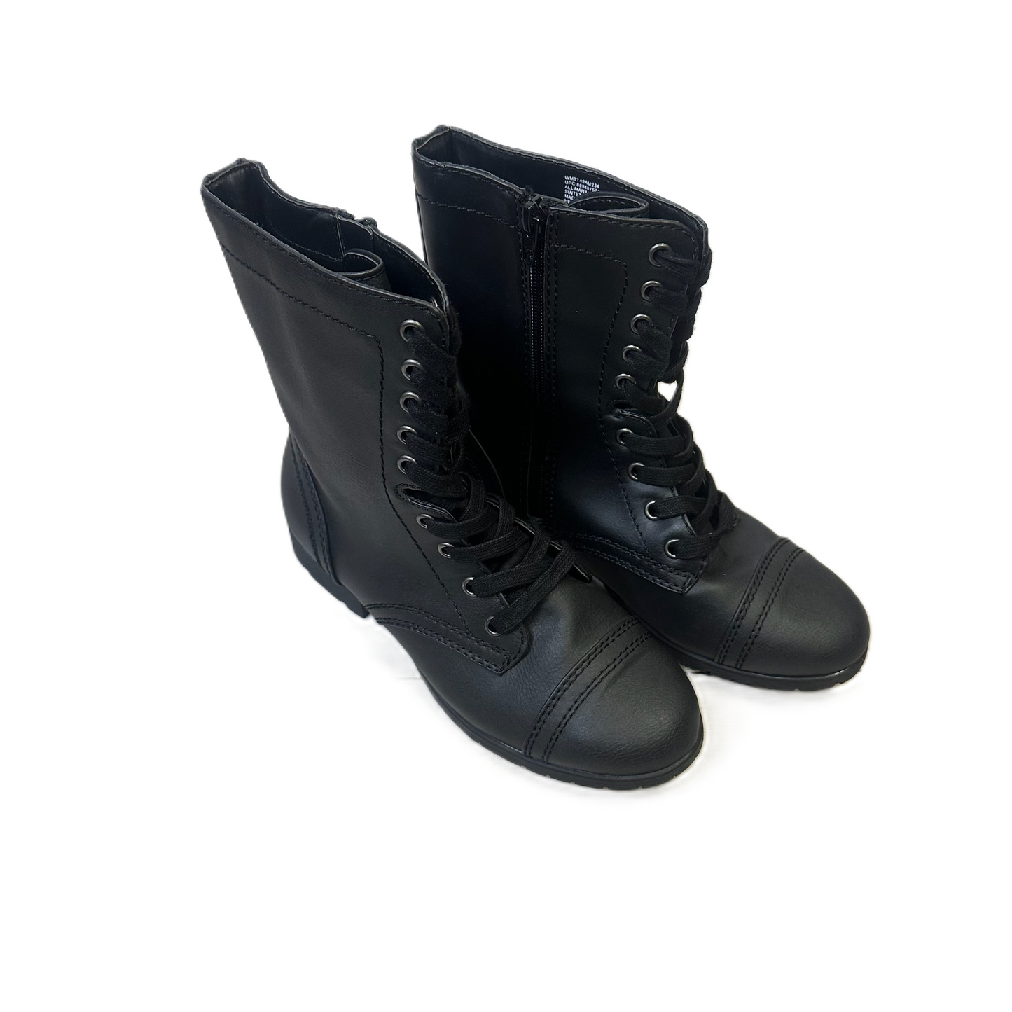 Boots Combat By Time And Tru In Black, Size: 6.5