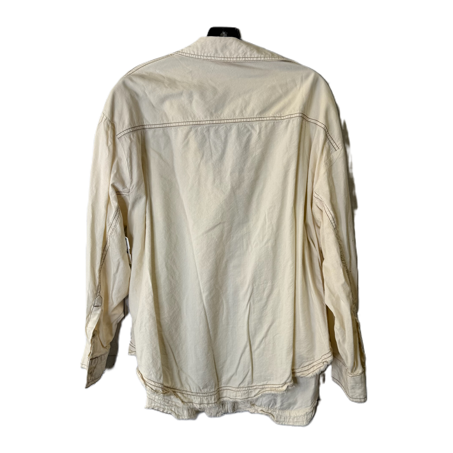 Top Long Sleeve By Altard State In Cream, Size: L