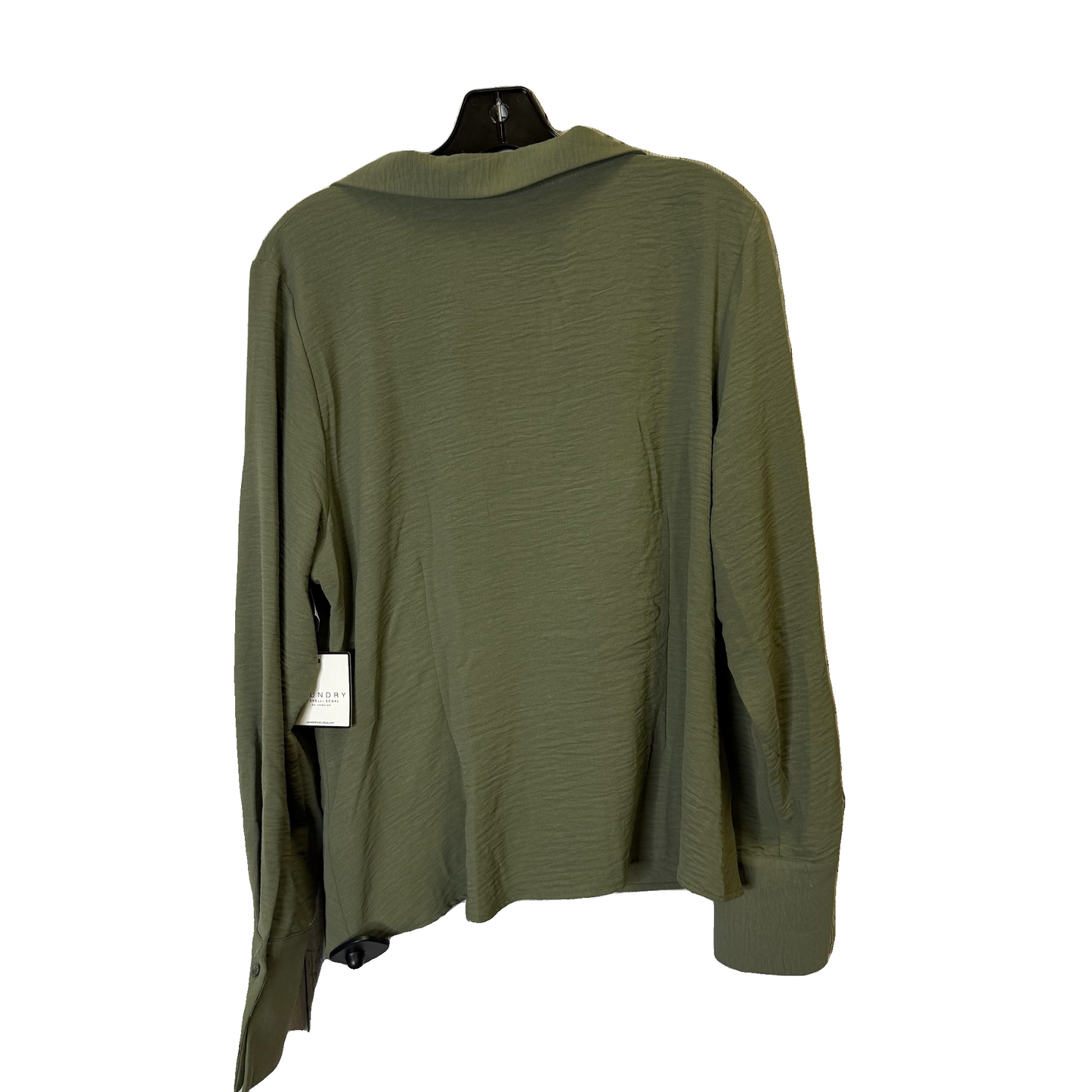 Top Long Sleeve By Laundry In Green, Size: Xl