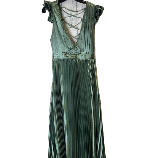 Dress Party Long By Lulus In Green, Size: Xl