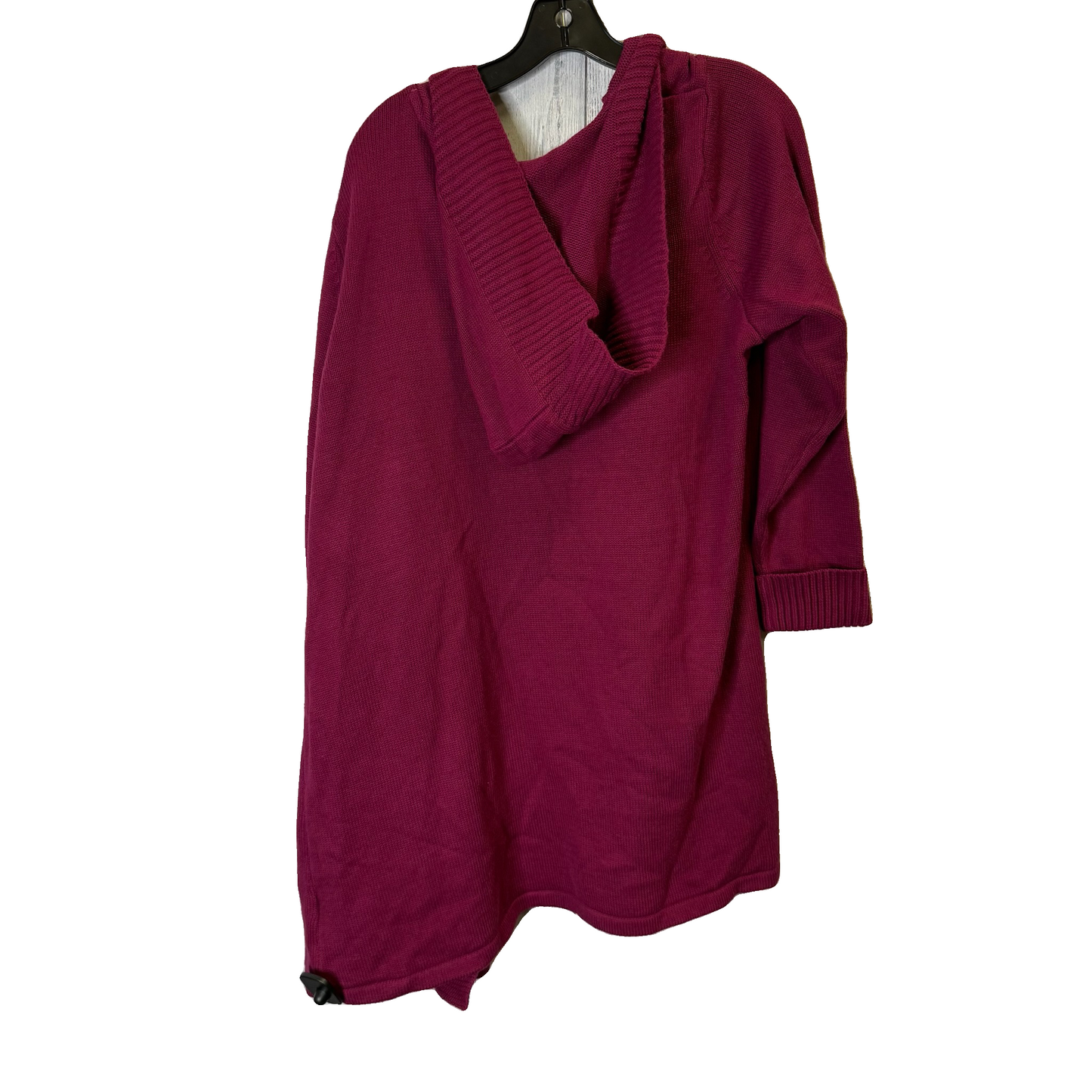 Sweater Cardigan By Tahari By Arthur Levine In Purple, Size: 2