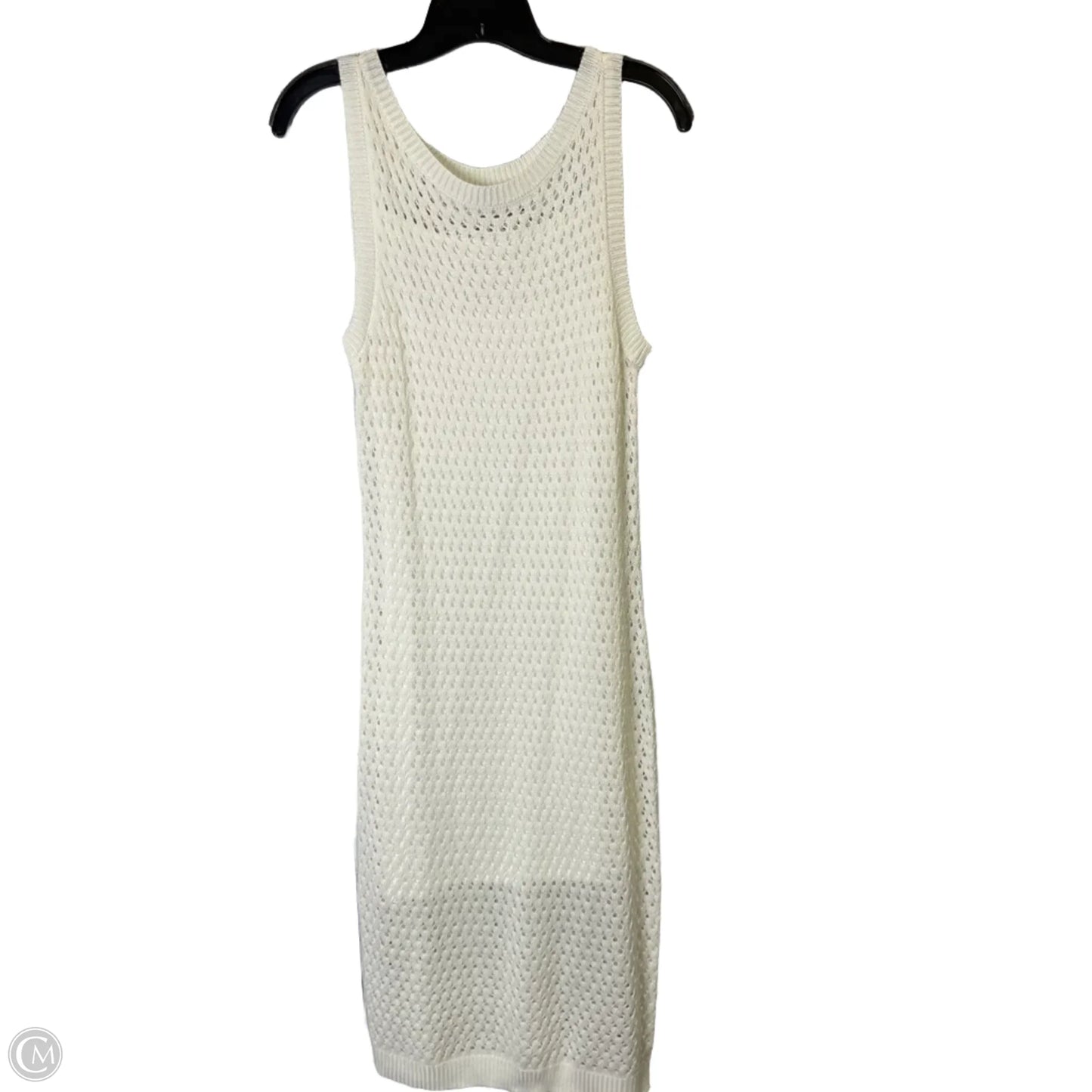 Dress Casual Midi By New York And Co In Cream, Size: M