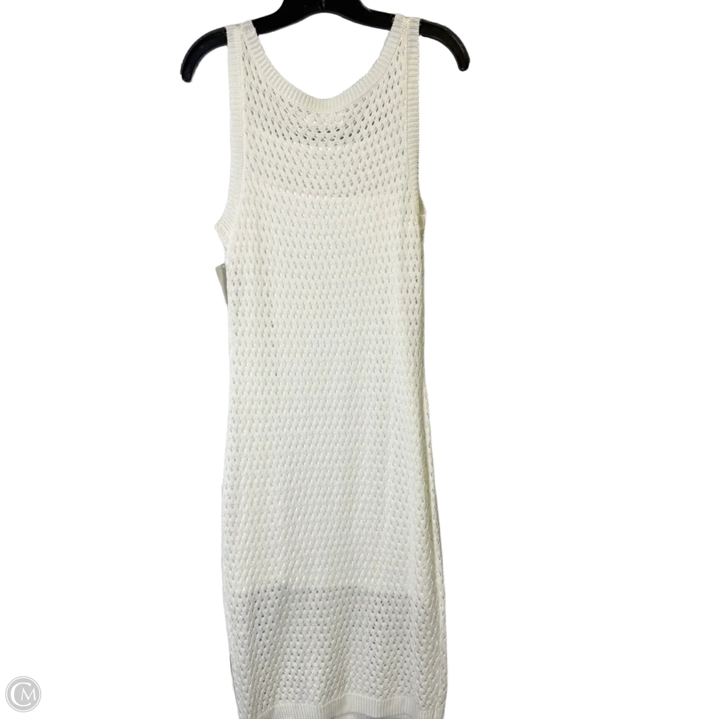 Dress Casual Midi By New York And Co In Cream, Size: M