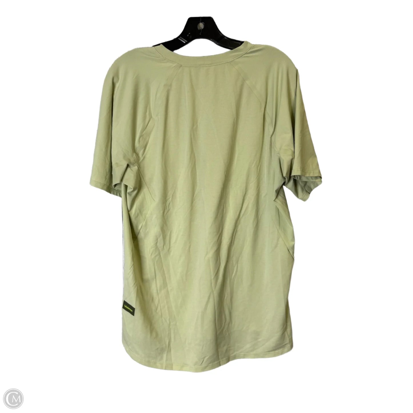 Athletic Top Short Sleeve By Lululemon In Green
