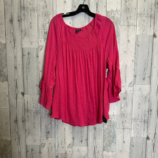 Top Long Sleeve By Zac And Rachel  Size: 2x