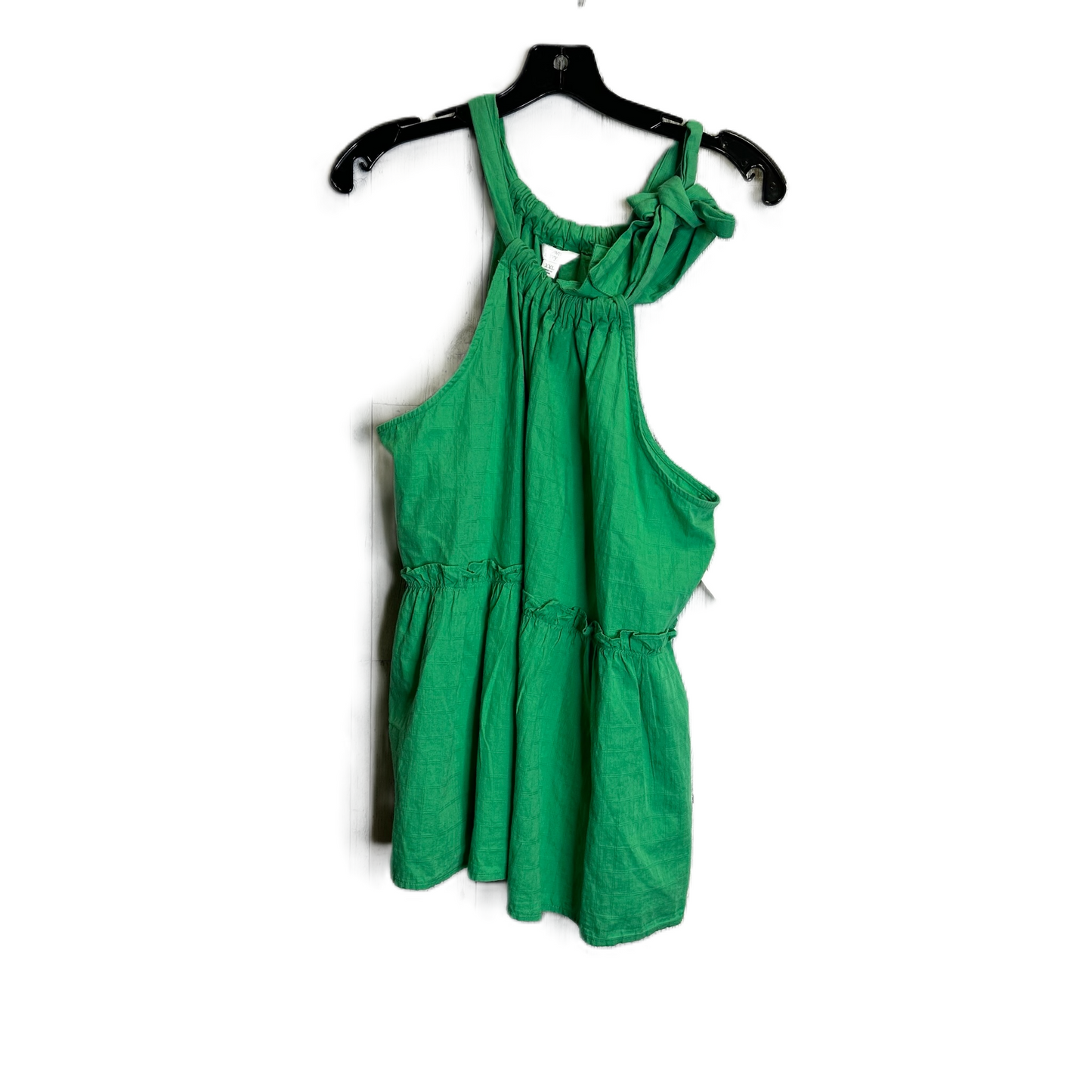 Green Top Sleeveless By Crown And Ivy, Size: Xxl