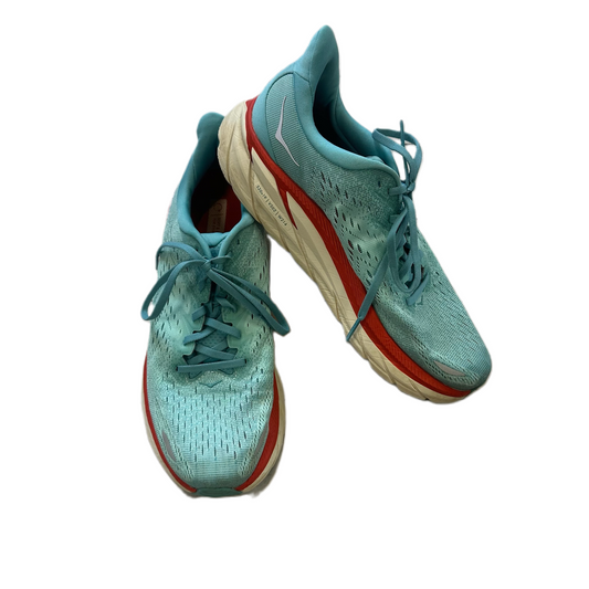 Teal Shoes Athletic By Hoka, Size: 10