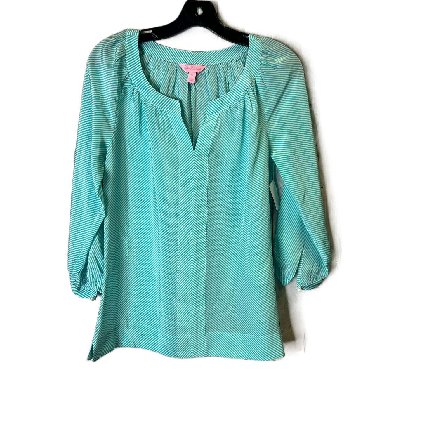 Teal Top Long Sleeve By Lilly Pulitzer, Size: Xs