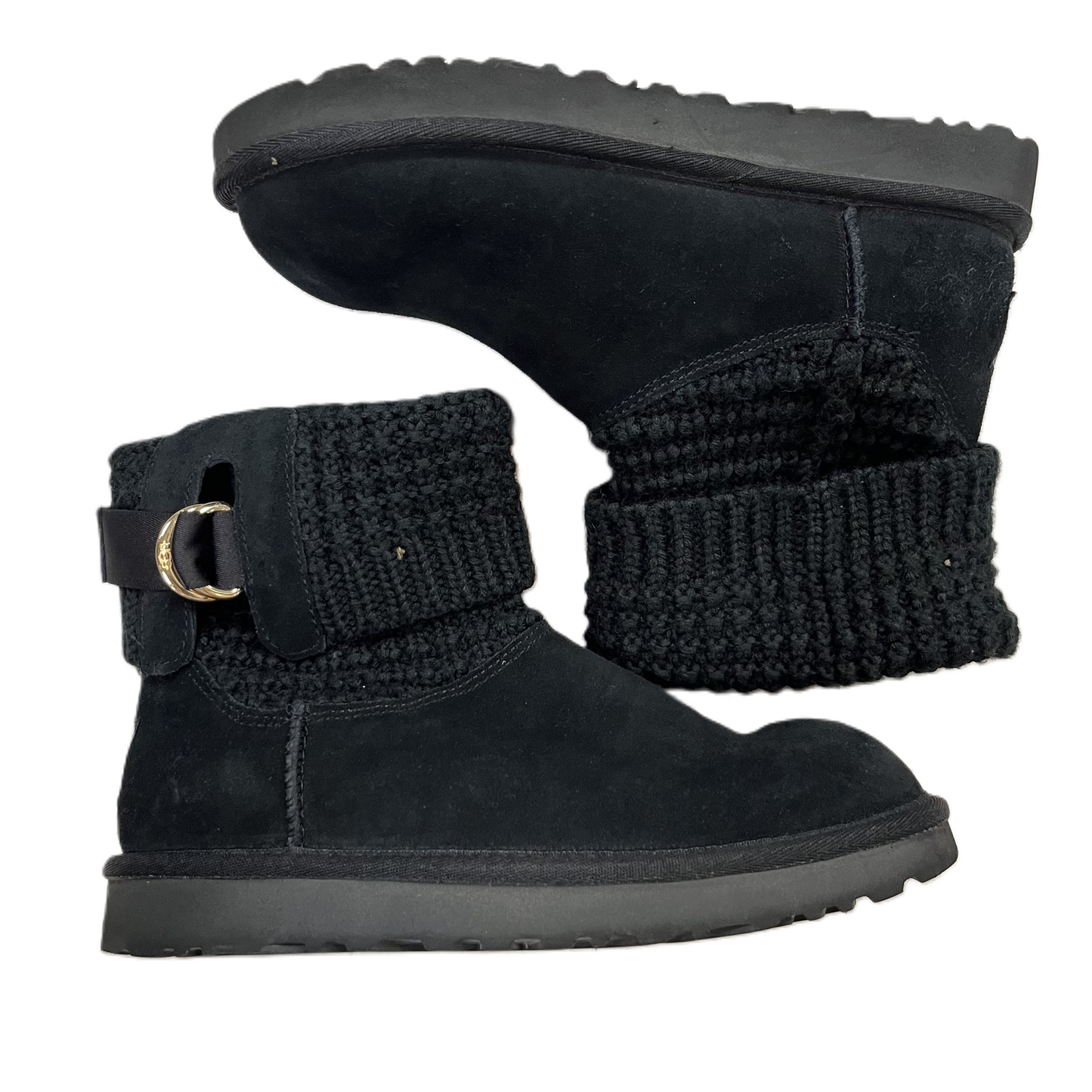 Boots Designer By Ugg In Black, Size: 7