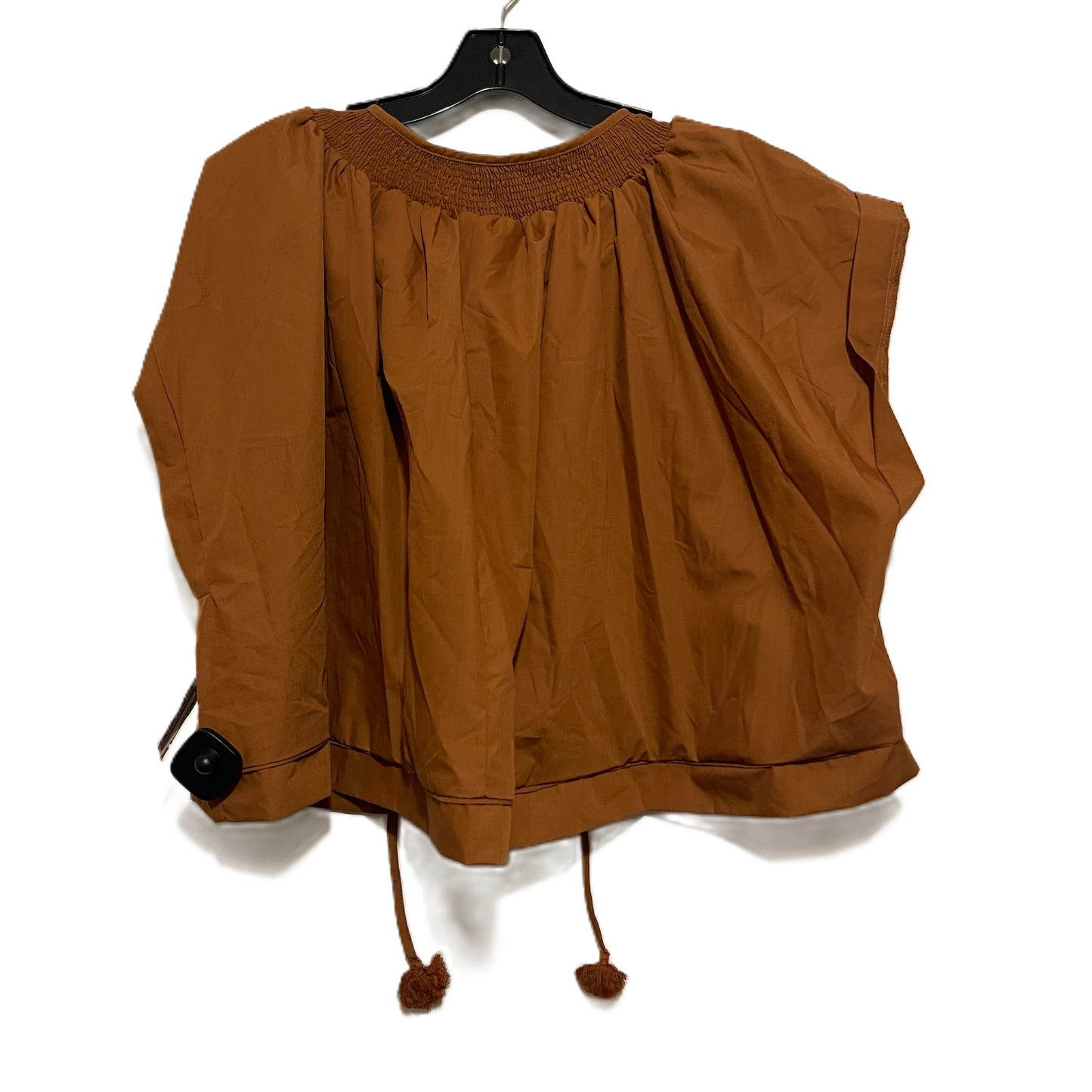 Top Short Sleeve By Shein In Brown, Size: Xl