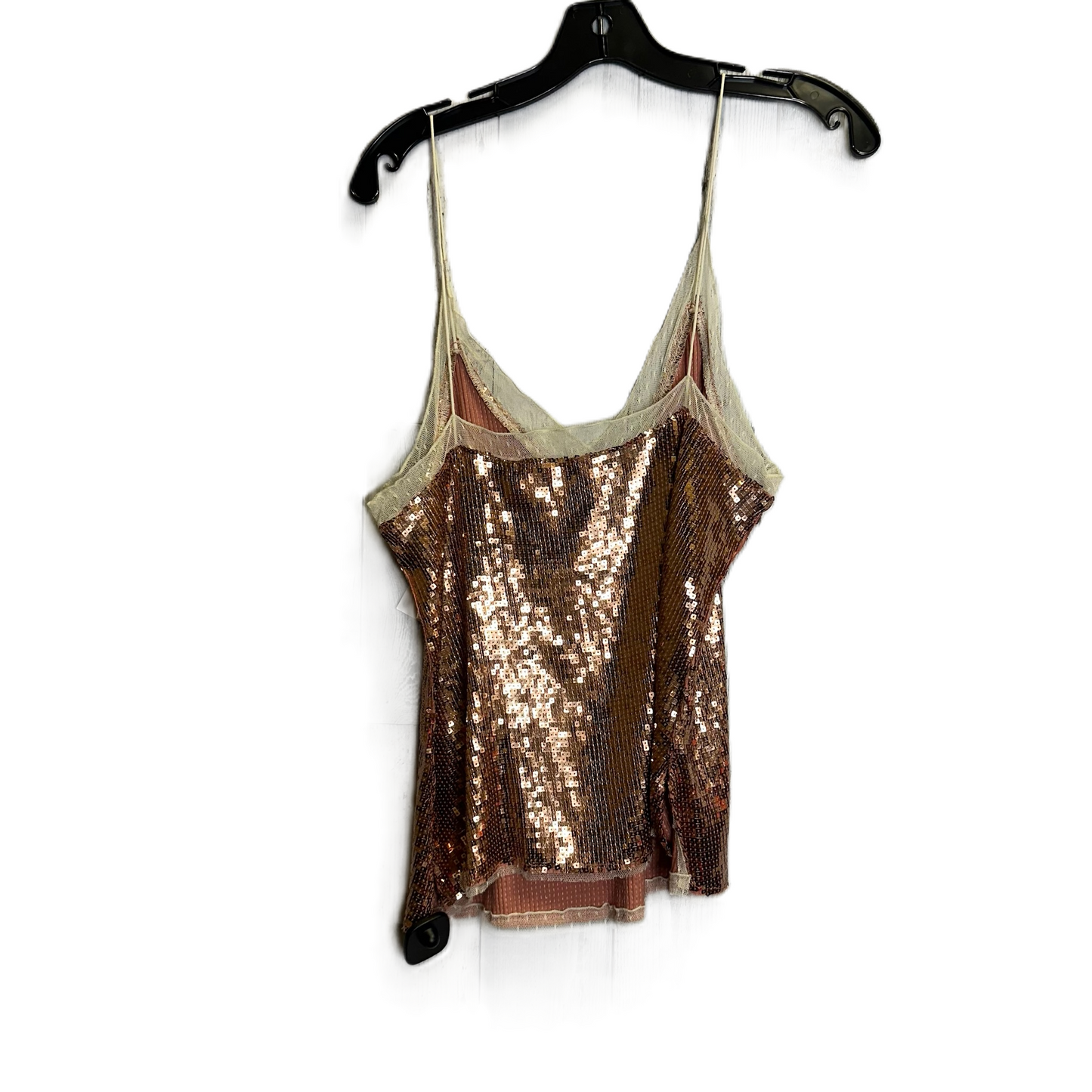 Top Sleeveless By Free People In Rose Gold, Size: M