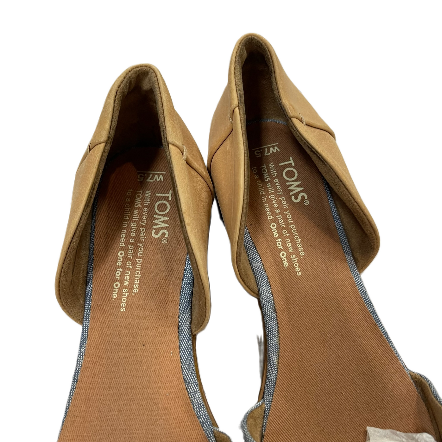 Shoes Flats By Toms In Brown, Size: 7.5