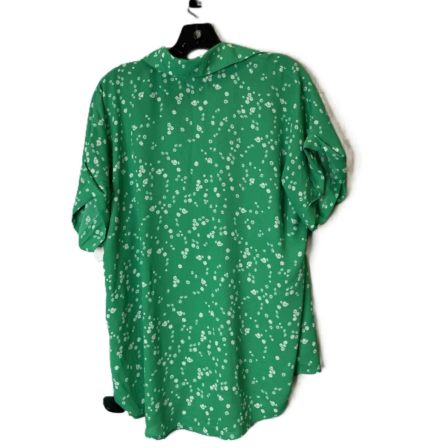 Top Short Sleeve By Cabi In Green, Size: M