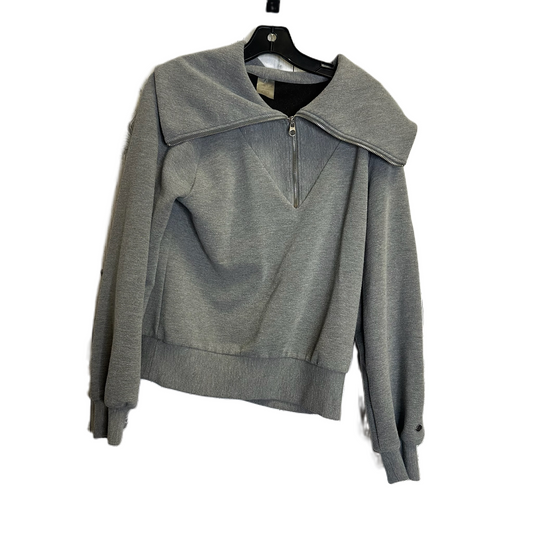 Sweatshirt Crewneck By Calia In Grey, Size: Xs