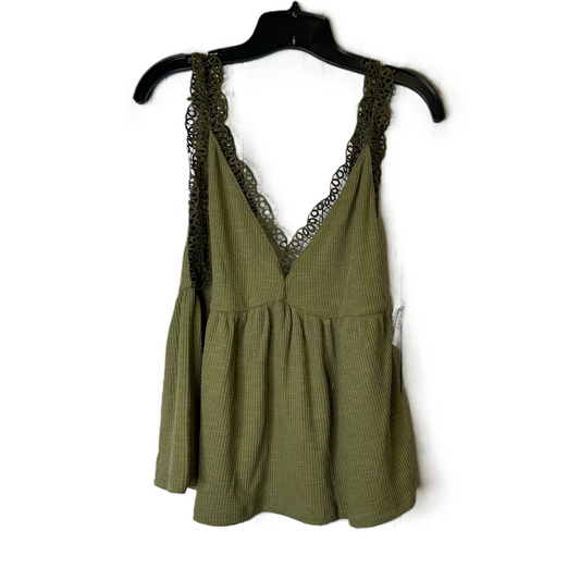 Top Sleeveless By Umgee In Green, Size: M