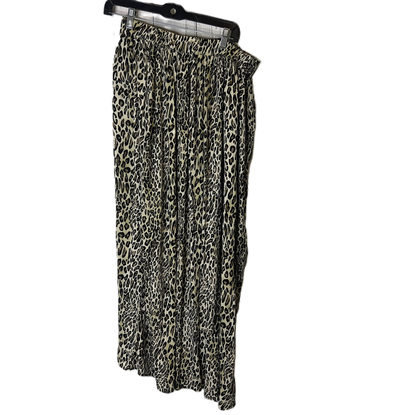 Pants Wide Leg By Clothes Mentor In Animal Print, Size: L