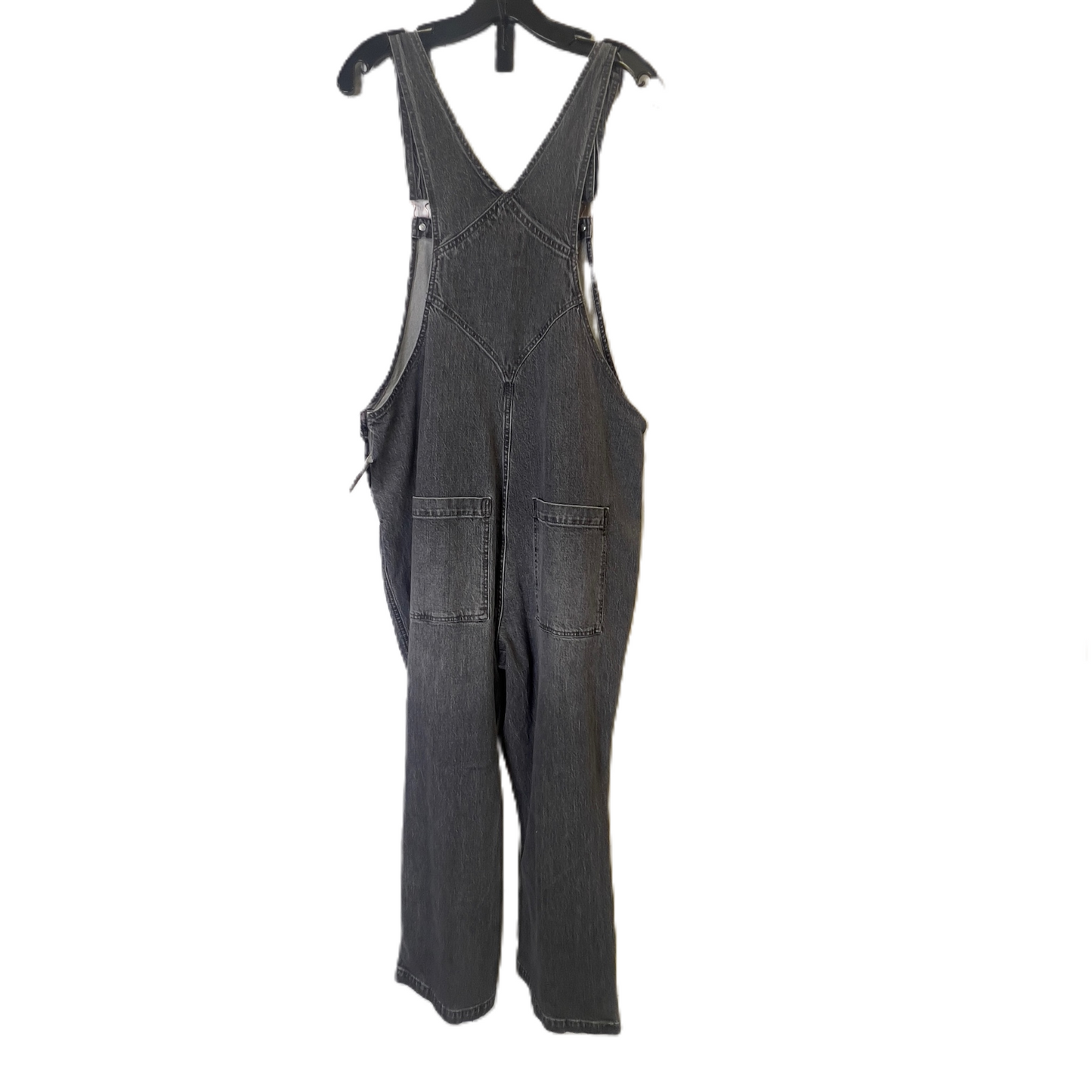 Overalls By Universal Thread In Black Denim, Size: 16