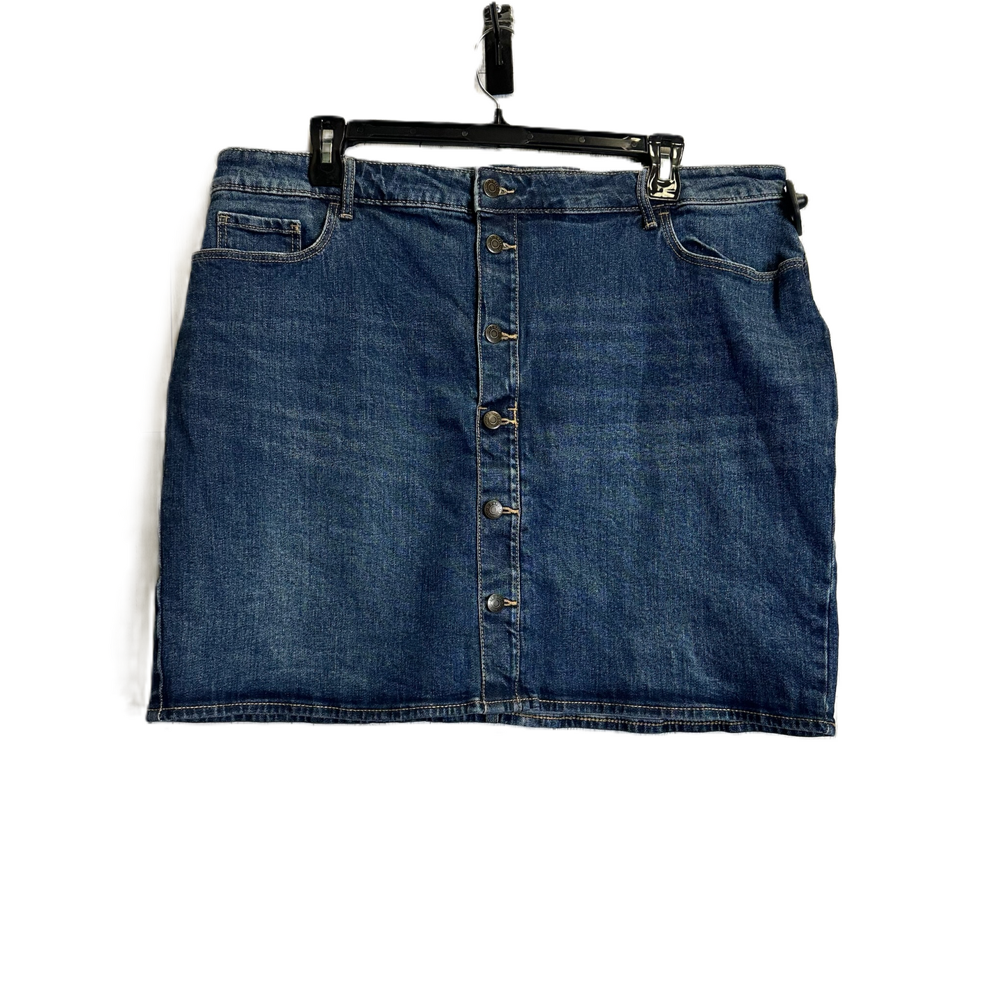 Skirt Mini & Short By Old Navy In Blue Denim, Size: 20