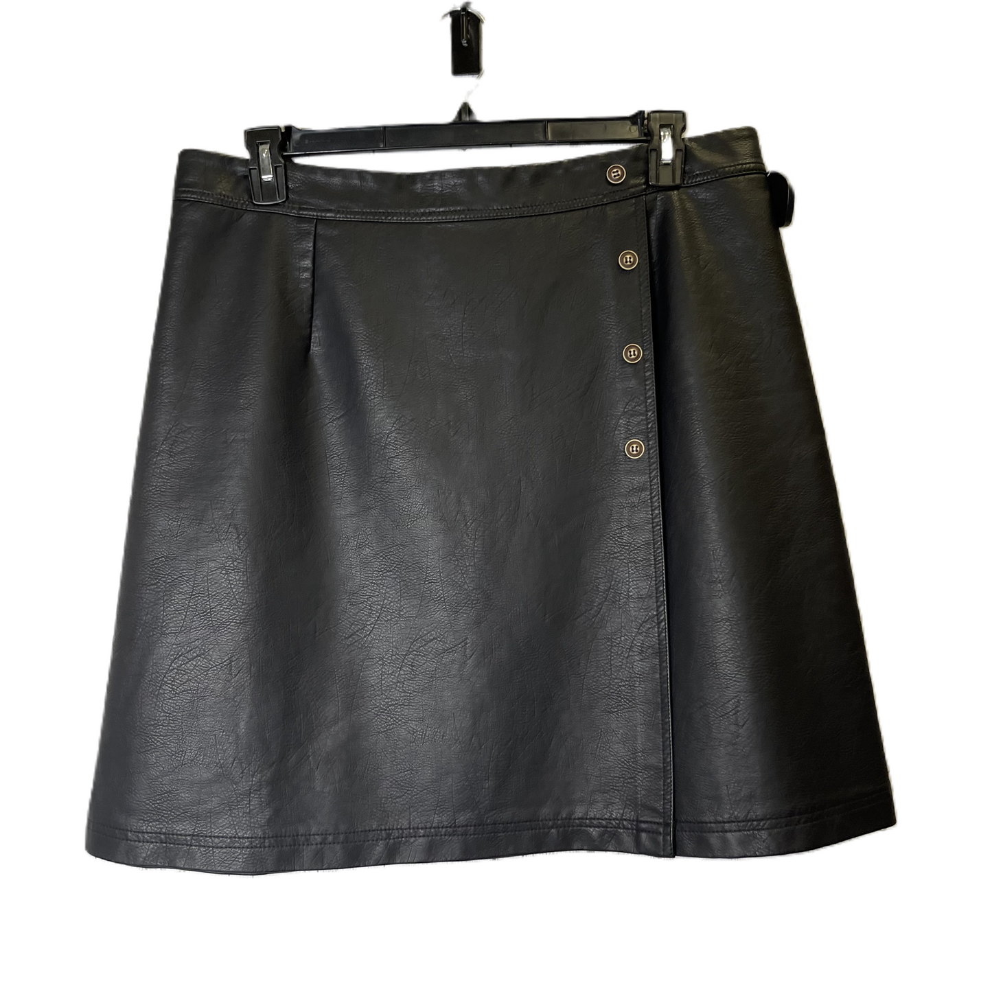 Skirt Mini & Short By Clothes Mentor In Black, Size: 2x