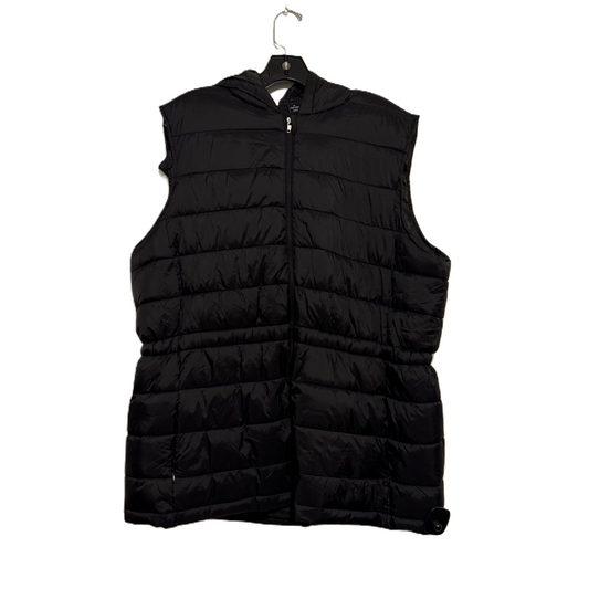 Vest Puffer & Quilted By Clothes Mentor In Black, Size: 1x