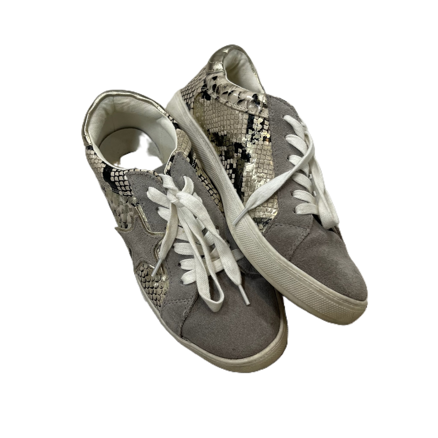 Shoes Sneakers By Steve Madden In Grey, Size: 8.5