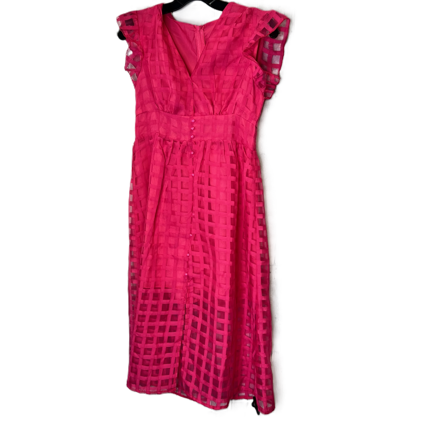 Dress Casual Midi By Shein In Pink, Size: S