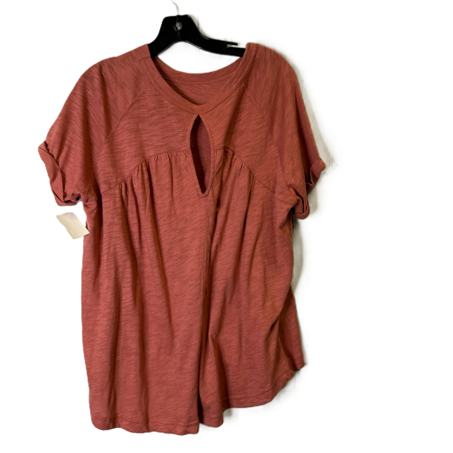 Top Short Sleeve Basic By American Eagle In Orange, Size: Xs