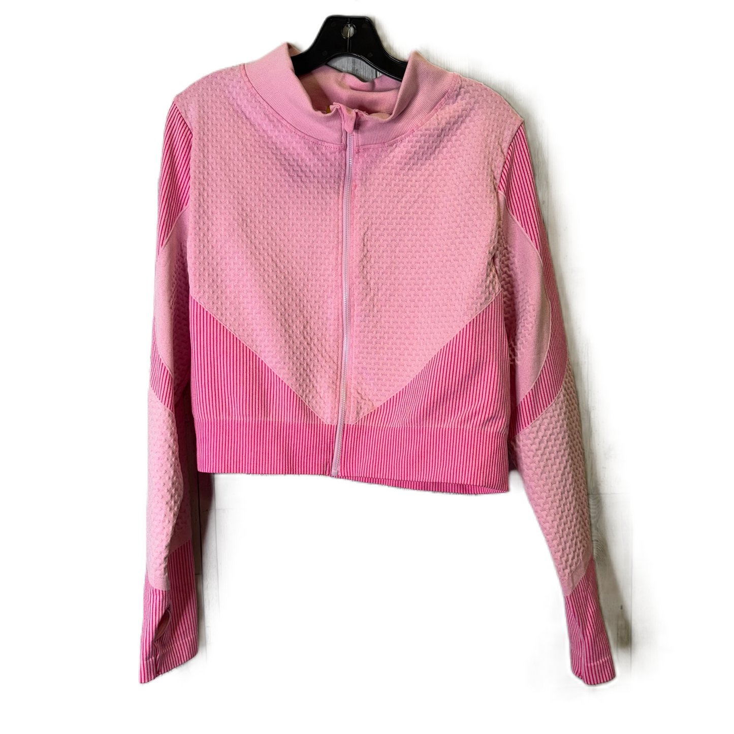 Athletic Jacket By Daisy In Pink, Size: 3x