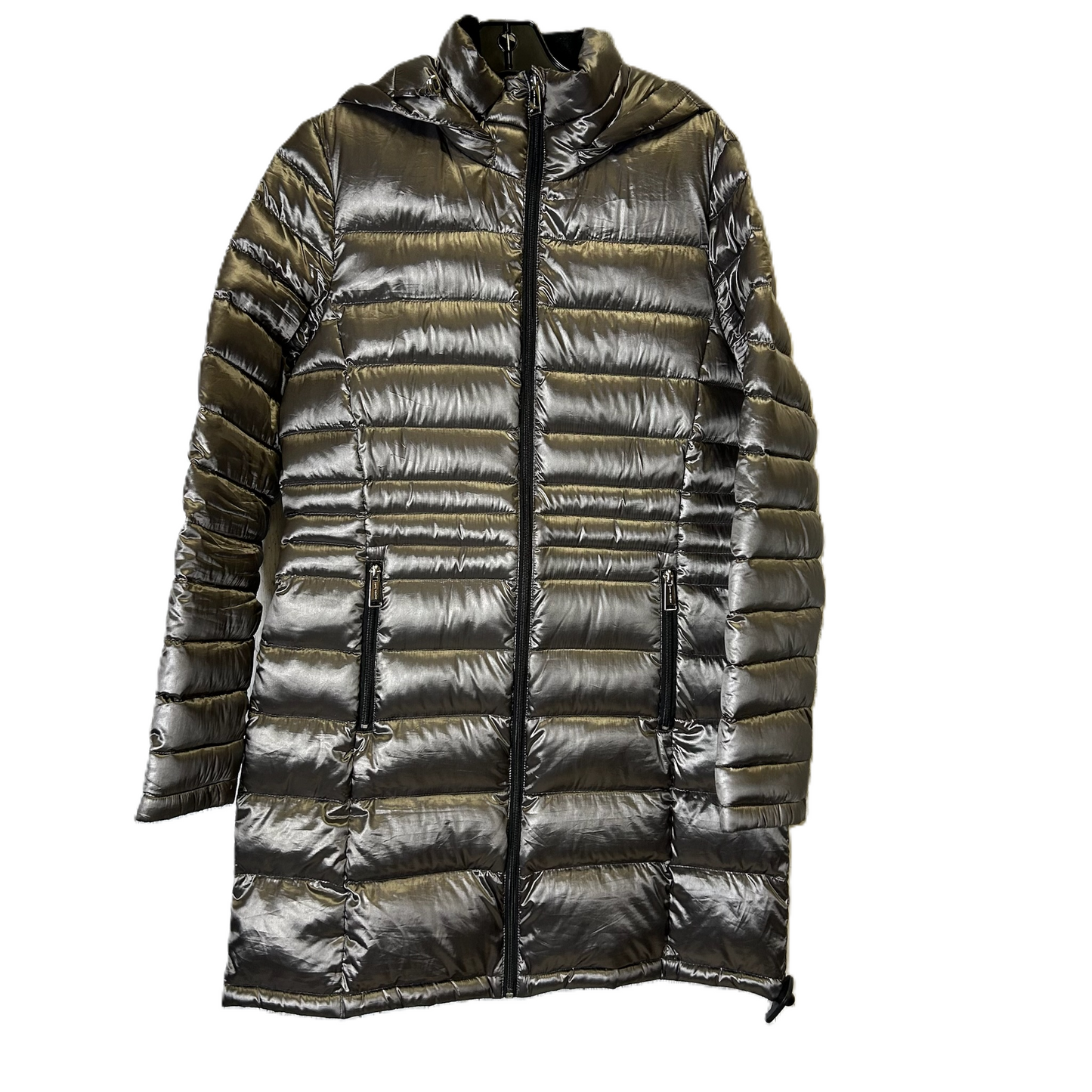 Coat Puffer & Quilted By Andrew Marc In Grey, Size: M