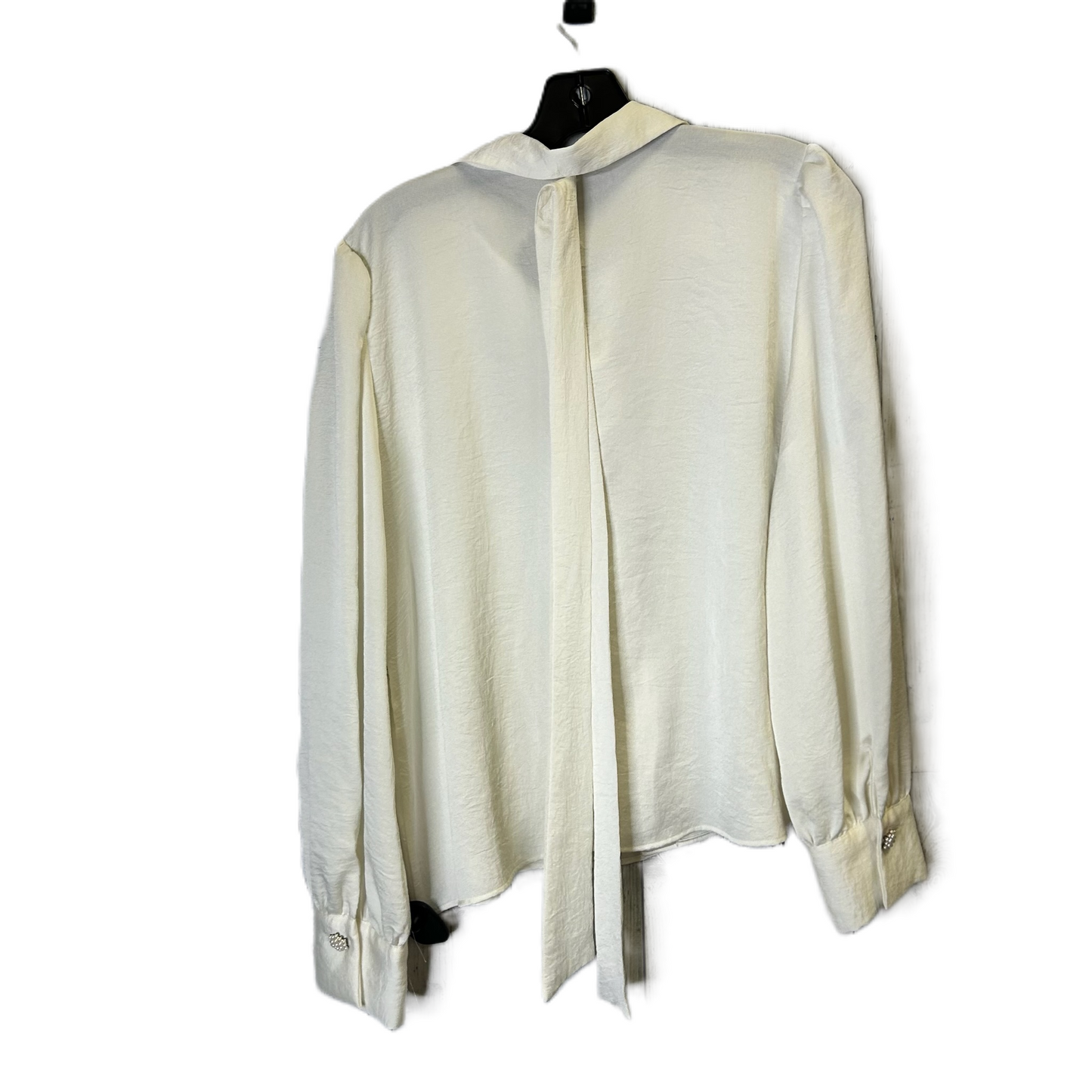 Top Long Sleeve By Zara In Cream, Size: Xl