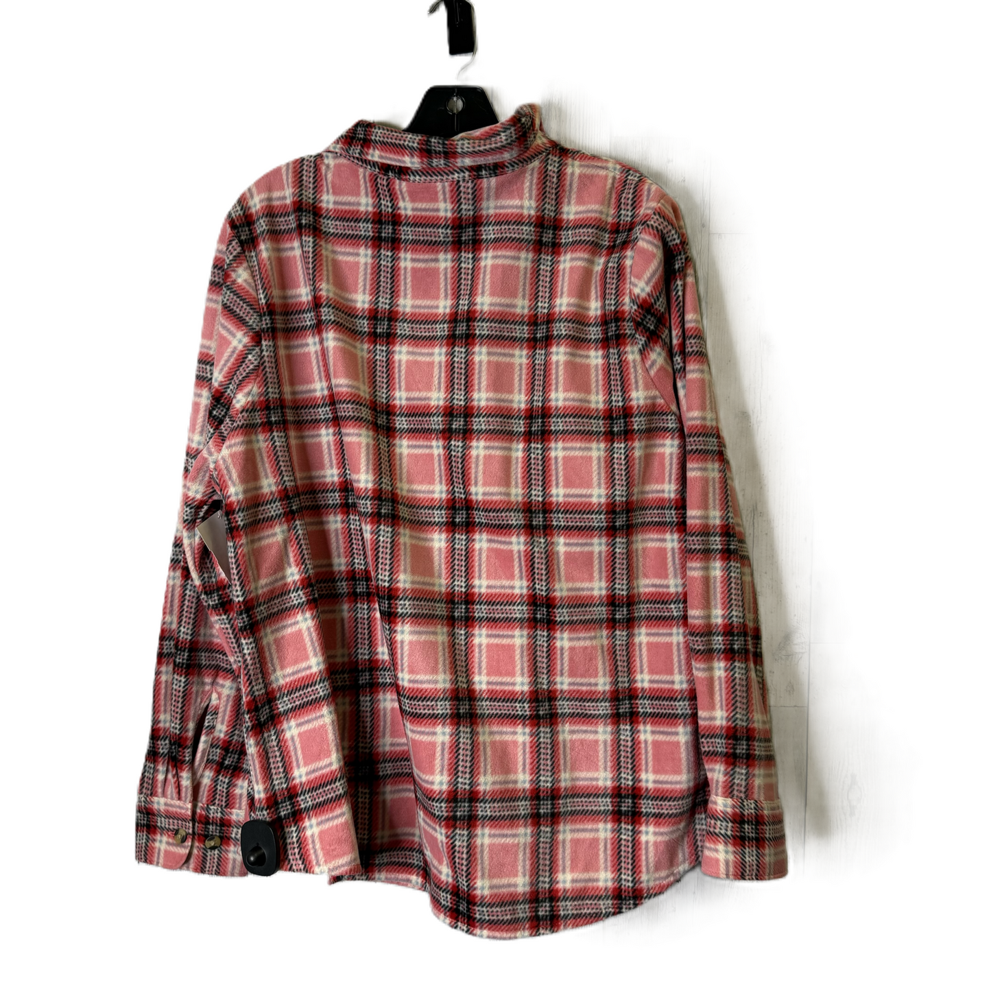 Jacket Shirt By Lee In Pink, Size: Xl