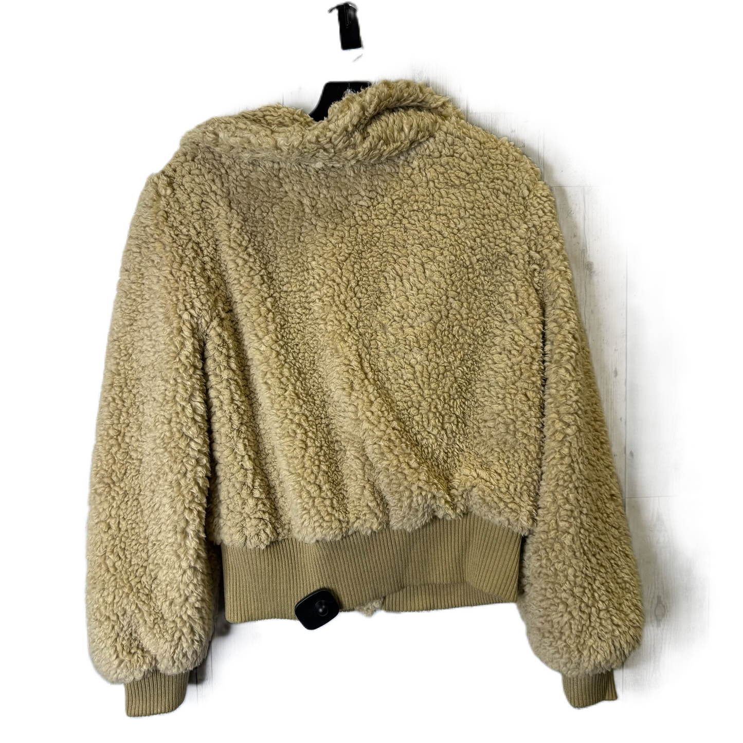 Jacket Faux Fur & Sherpa By Tularosa In Tan, Size: M