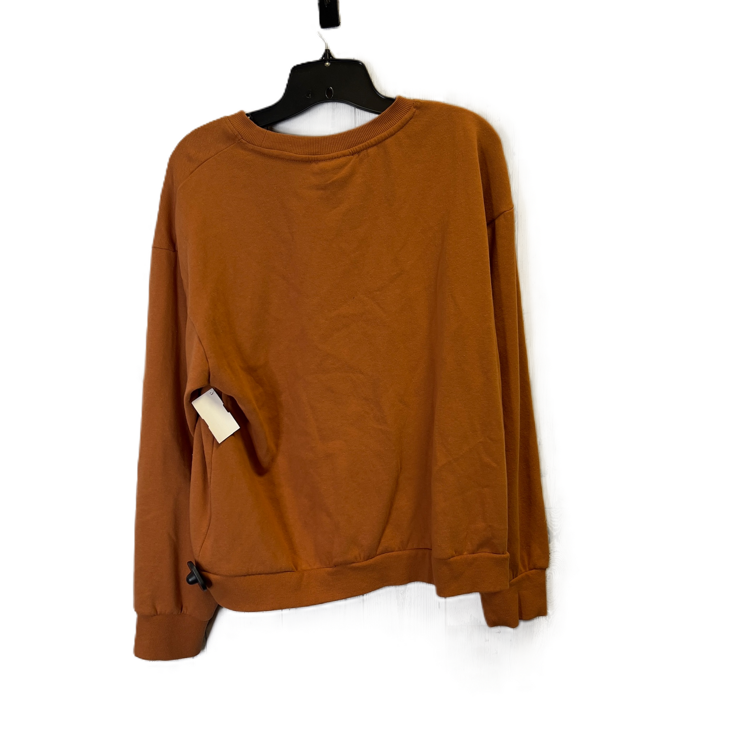 Sweatshirt Crewneck By Clothes Mentor In Orange, Size: M