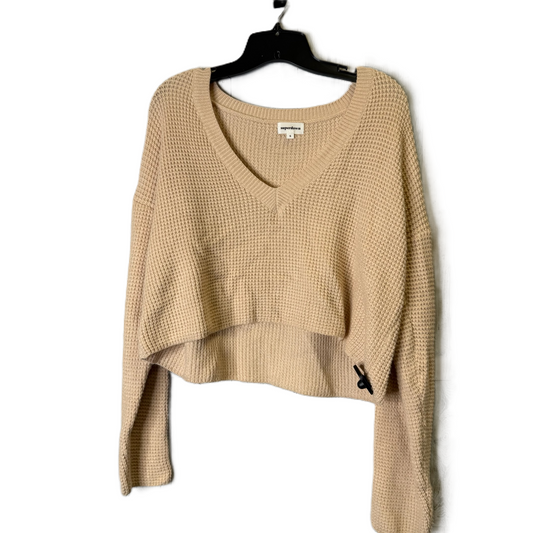 Sweater By Clothes Mentor In Beige, Size: S