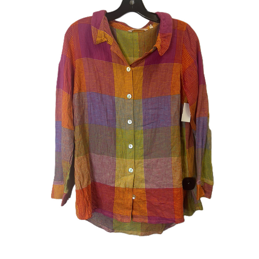 Top Long Sleeve By Soft Surroundings In Multi-colored, Size: M