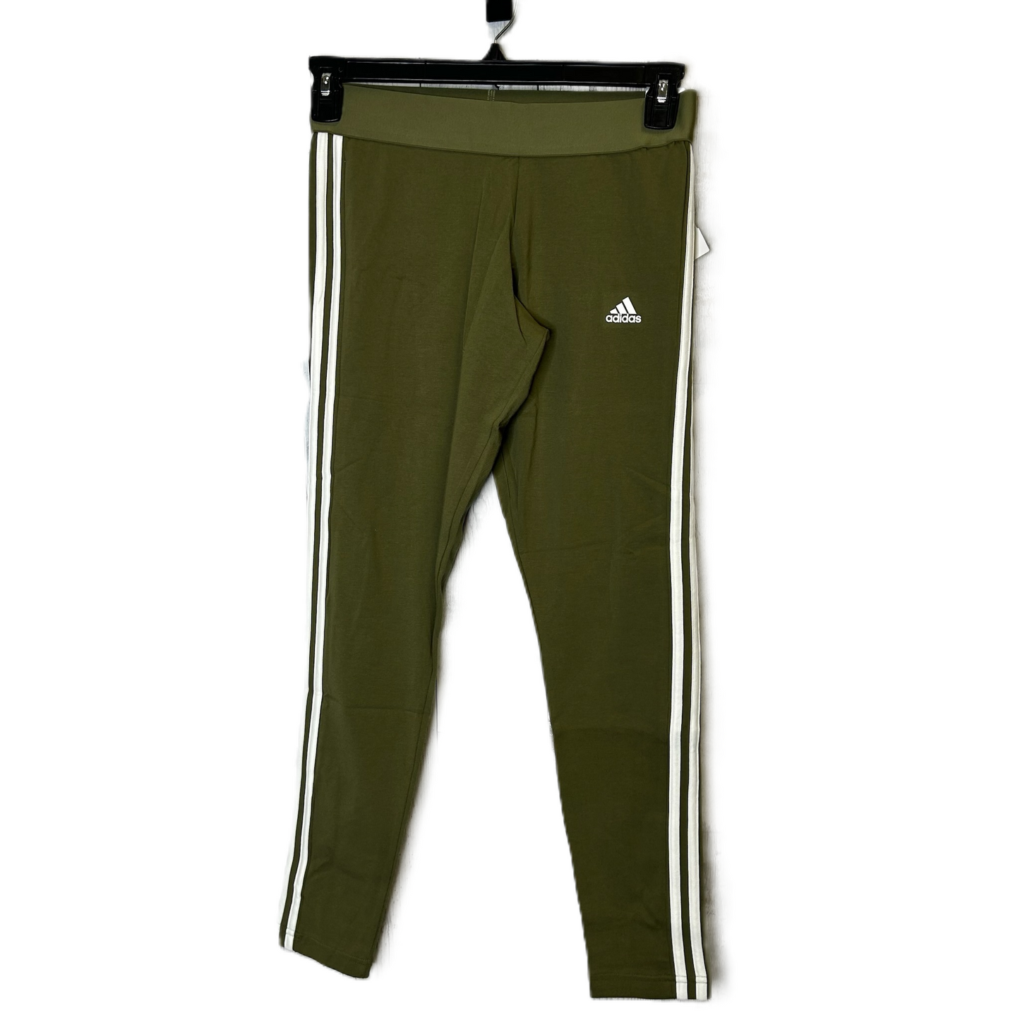 Green Athletic Leggings By Adidas, Size: M