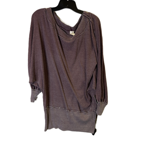 Top Long Sleeve By We The Free In Purple, Size: M