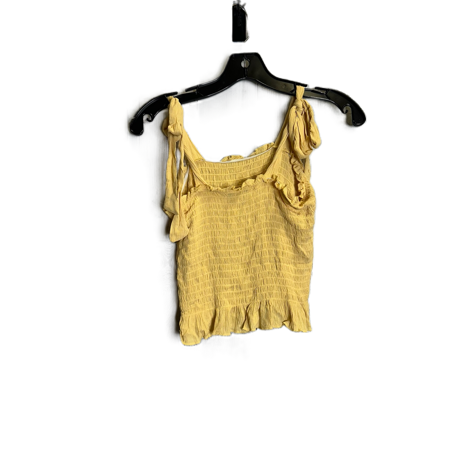 Yellow Top Sleeveless By Clothes Mentor, Size: L