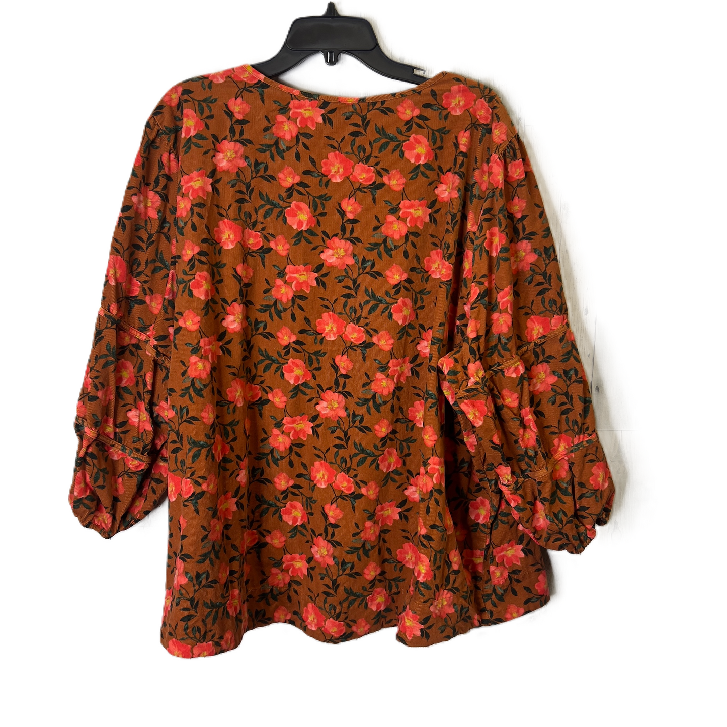 Top Long Sleeve By Sonoma In Floral Print, Size: 4x