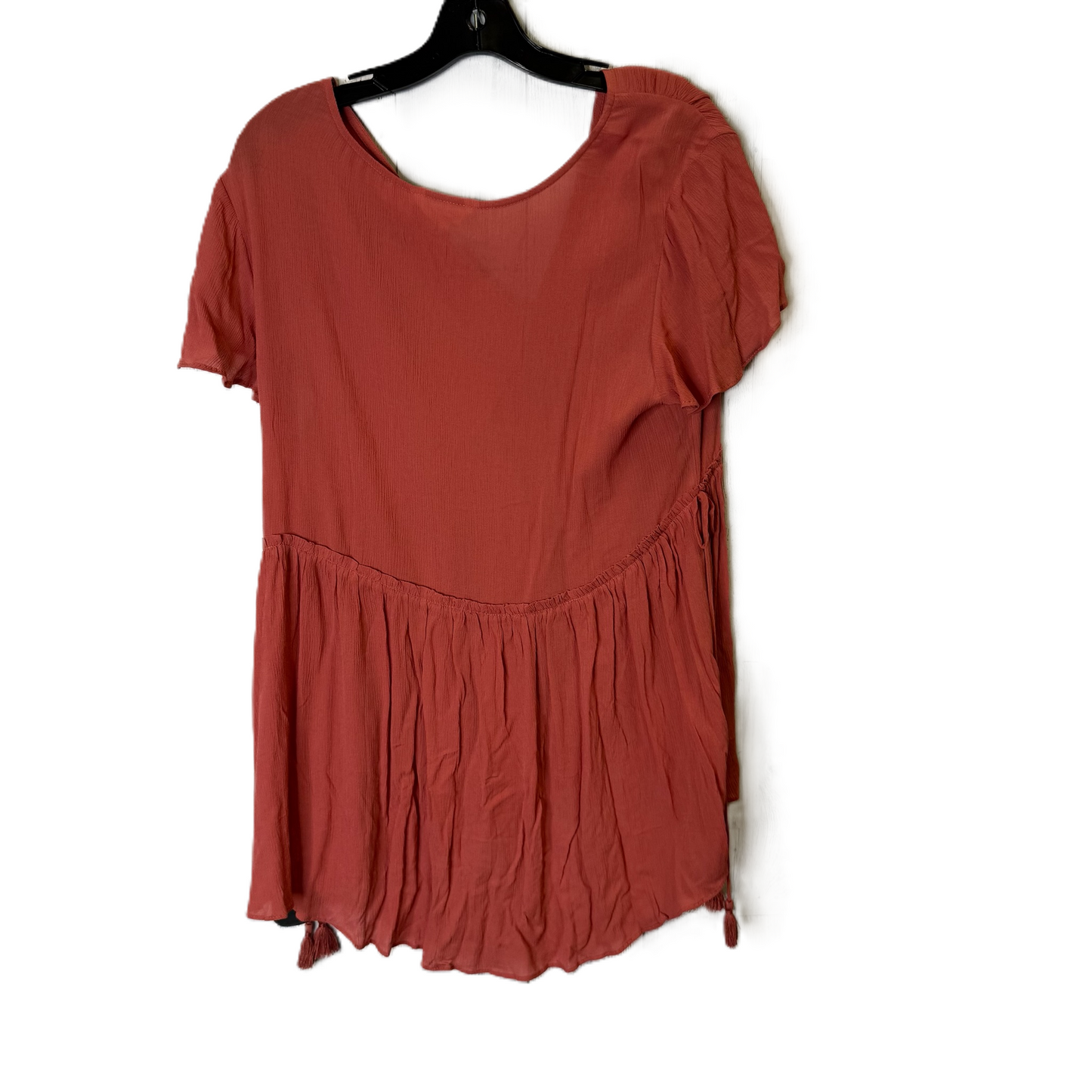 Top Short Sleeve By Matilda Jane In Red, Size: L